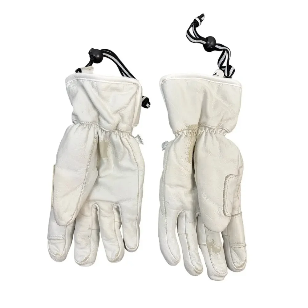 Whitespace Leather Riding Gloves Insulated Ski Snowboarding Retro Winter S